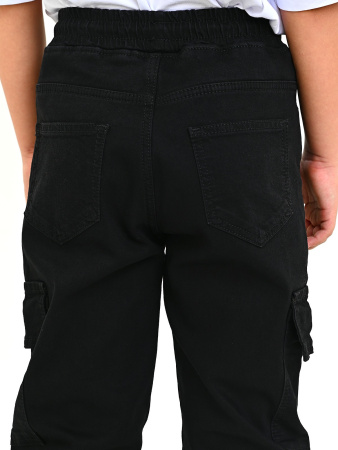 2-1193 Джинсы утепл. д/м (черный весь размерный ряд)