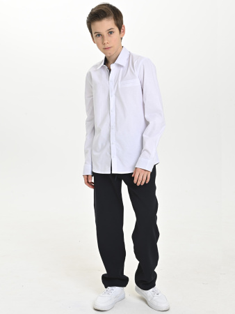 4979 Рубашка дл.р. д/м (белый весь размерный ряд)