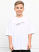 3003 Футболка д/м оверсайз (белый весь размерный ряд)