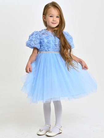 2585KG Платье д/д (голубой весь размерный ряд)