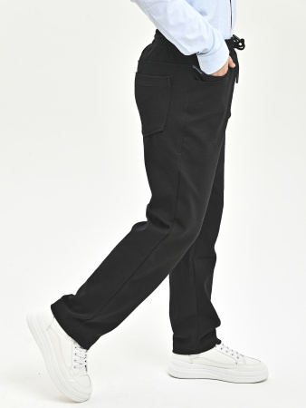 5026 Брюки д/м трик. (черный весь размерный ряд)