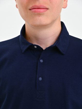 2573 Поло дл.р. д/м (темно-синий весь размерный ряд)