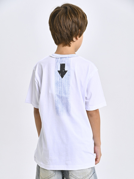 5407 Футболка д/м (белый весь размерный ряд)