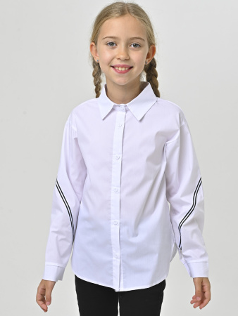 2414KG Блузка дл.р.  (белый весь размерный ряд)