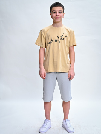 2294 Футболка д/м (бежевый весь размерный ряд)