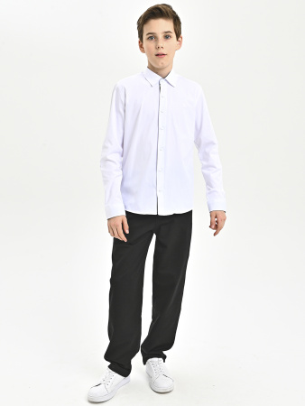 4854 Рубашка дл.р. д/м (белый весь размерный ряд)