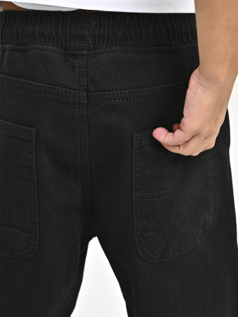 30901 Джинсы утепленные д/м (черный весь размерный ряд)