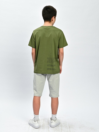 2038 Футболка д/м (хаки весь размерный ряд)