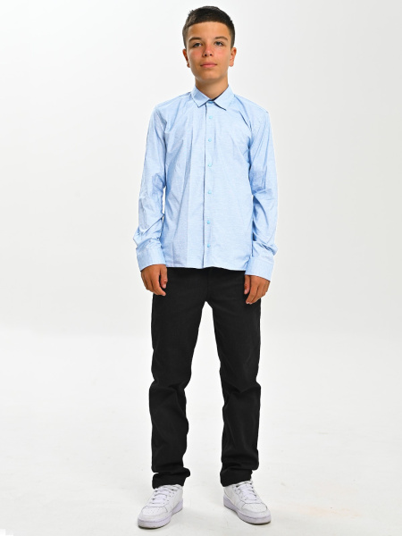 2686 Рубашка дл.р. д/м (светло-голубой весь размерный ряд)