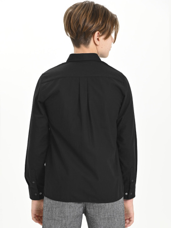 4972 Рубашка дл.р. д/м (батал) (черный весь размерный ряд)