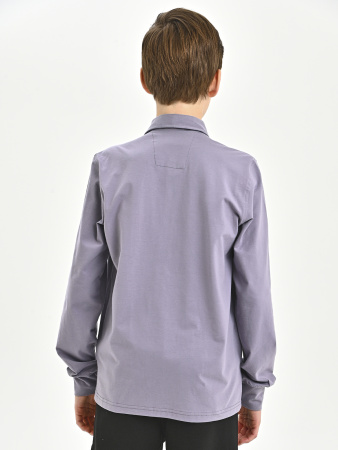 4808 Рубашка трик.(батал) дл.р. д/м (темно-серый весь размерный ряд)