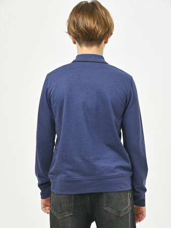 4950 Поло дл.р. д/м (синий весь размерный ряд)