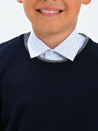 2755 Джемпер д/м (темно-синий весь размерный ряд)