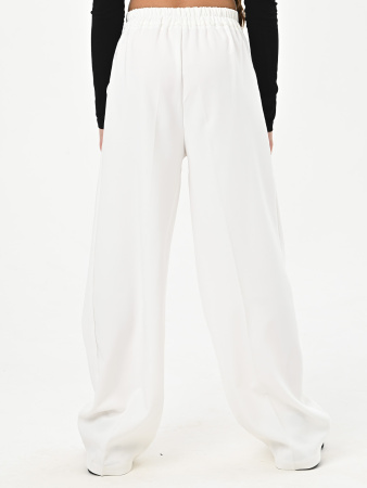 2581KG Брюки палаццо д/д (белый весь размерный ряд)