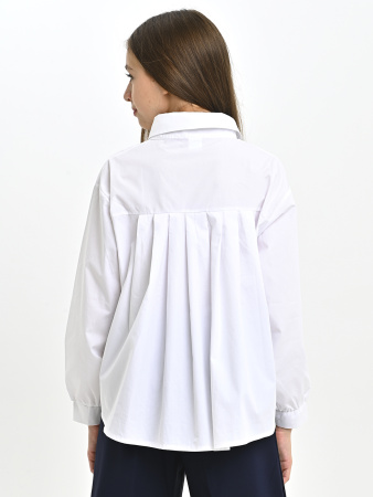 3025-Ch Блузка д/д (белый весь размерный ряд)