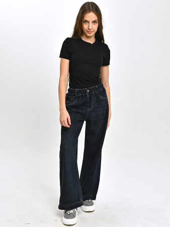 2513-Ch Джинсы утепленные д/д (синий весь размерный ряд)