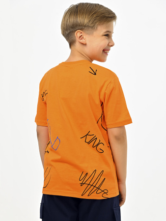 3065 Футболка д/м (оранжевый весь размерный ряд)