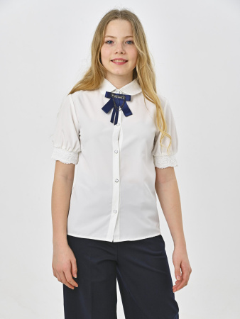 B-682 Блузка д/д (белый весь размерный ряд)