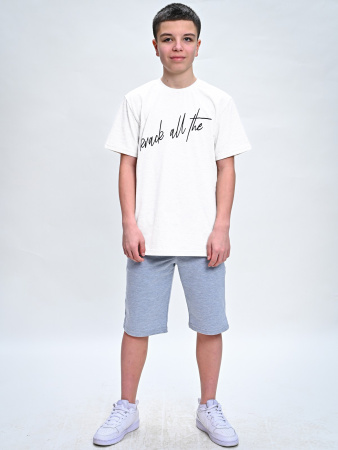 2294 Футболка д/м (белый весь размерный ряд)