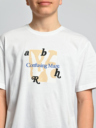 2166 Футболка д/м (белый весь размерный ряд)