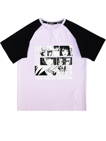 10526 Футболка д/д (сиреневый весь размерный ряд)