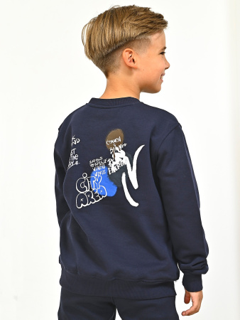 2839 Джемпер д/м (темно-синий весь размерный ряд)