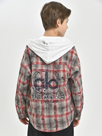 85Q322-Ch Рубашка (красный весь размерный ряд)