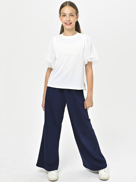 GU-200_KG Блузка к.р. (белый весь размерный ряд)