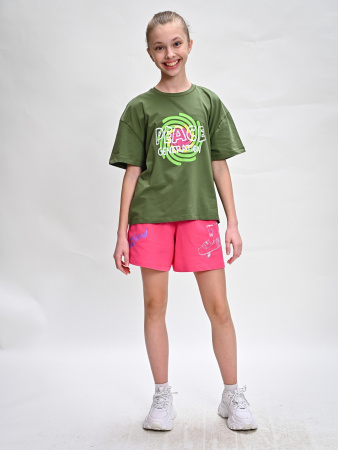 10354 Футболка д/д (хаки весь размерный ряд)