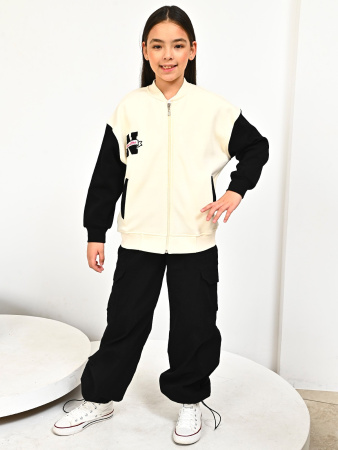 10494 Толстовка утепл. д/д (кремовый весь размерный ряд)