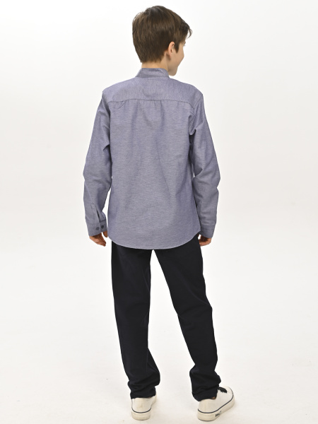 4022 Рубашка дл.р. д/м (батал) (серый весь размерный ряд)