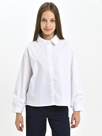 3025-Ch Блузка д/д (белый весь размерный ряд)