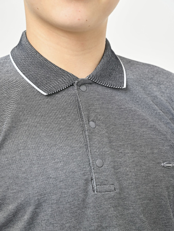 4938 Поло дл.р. д/м (серый весь размерный ряд)