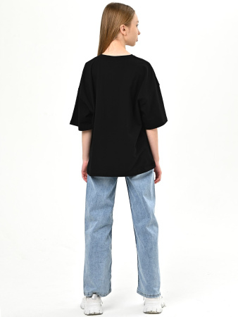 10503 Футболка д/д (черный весь размерный ряд)