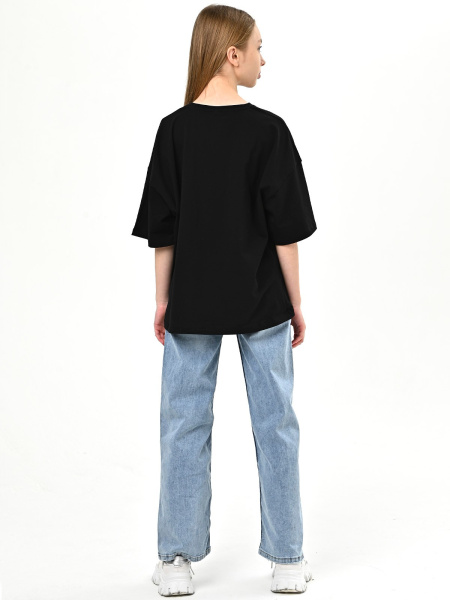 10503 Футболка д/д (черный весь размерный ряд)