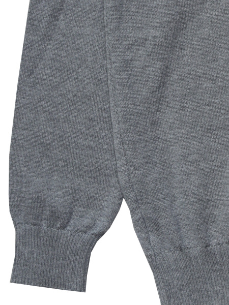 2751 Джемпер/поло д/м (серый меланж весь размерный ряд)