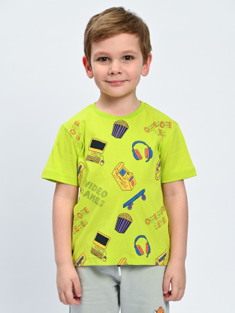 2079/1 Футболка д/м (салат размер 110)