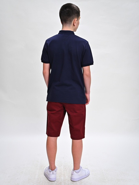 2283 Поло к.р. д/м (темно-синий размер 122)