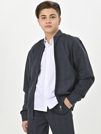 5008 Жакет д/м (синий весь размерный ряд)