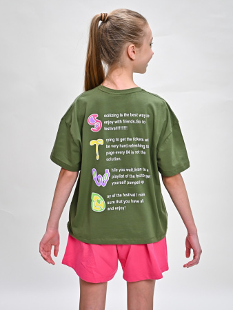 10354 Футболка д/д (хаки весь размерный ряд)