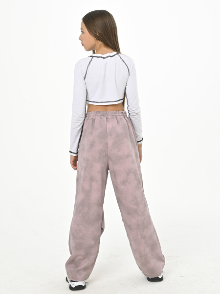 F5610-Ch Брюки д/д (темно-розовый весь размерный ряд)