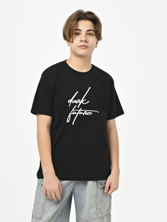 2185 Футболка д/м (черный весь размерный ряд)