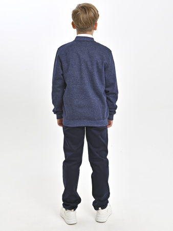 1671 Жакет д/м (т.син/серый размер 116)