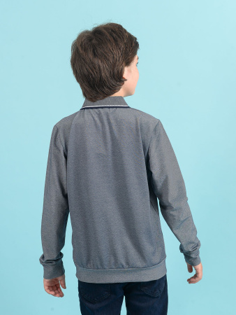 1784 Поло/джемпер д/м (серый весь размерный ряд)
