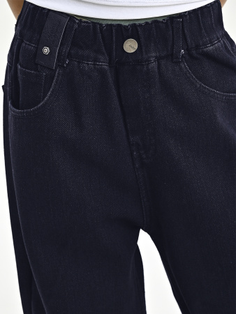 B2531-Ch Джинсы утепленные д/м (темно-синий весь размерный ряд)