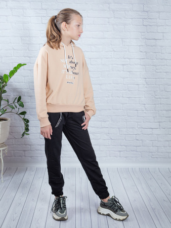 10010 Брюки спорт д/д (черный размер 140)