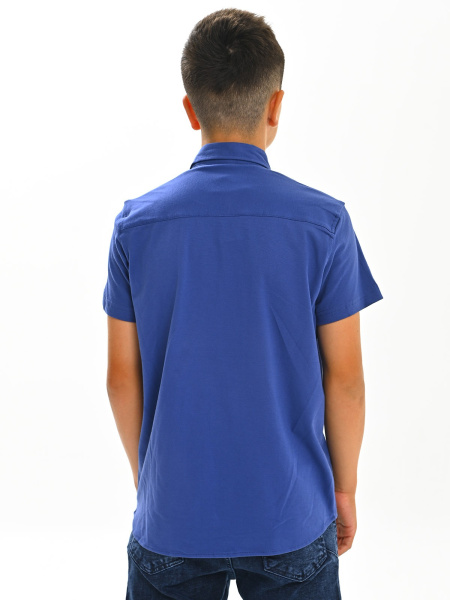 2743 Рубашка трик. к.р. (джинсовый весь размерный ряд)