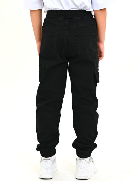 2-1193 Джинсы утепл. д/м (черный весь размерный ряд)