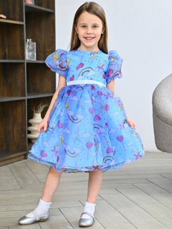 2408KG-2 Платье (голубой 28(110))