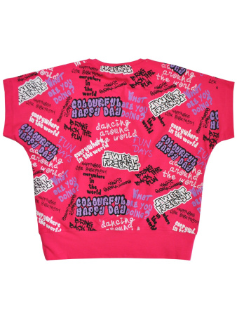 10463 Футболка д/д (фуксия весь размерный ряд)